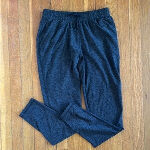 Outdoor Voices CloudKnit Gray Track Pants with Elastic Waistband